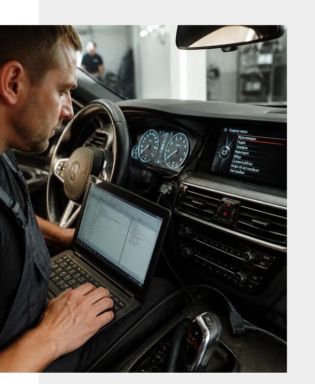 Русификация приборной панели BMW для авто в Губахе от компании