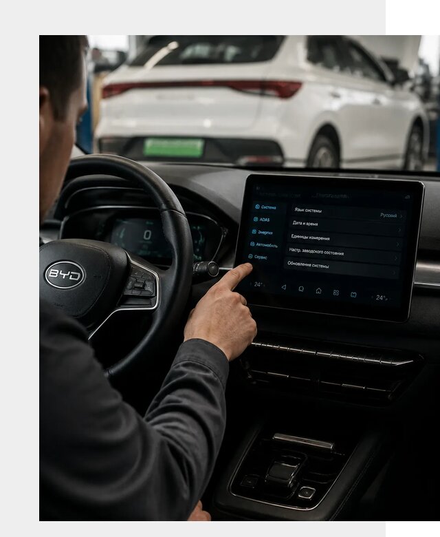 Русификация BYD E2 в Губахе от 15445 р. | ФастМобиль-Гбх под ключ