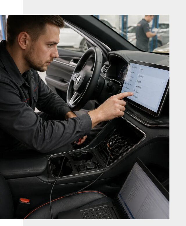 Профессиональная русификация BYD SONG Plus в Губахе