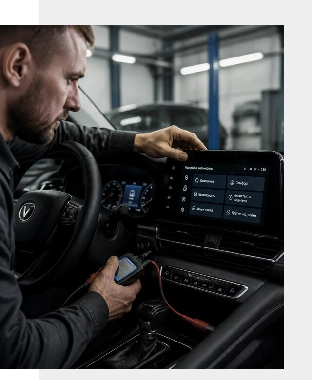 Русификация Changan CS55 и мультимедиа под ключ в Губахе