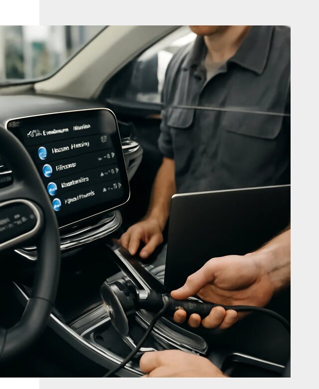 Установка приложений Geely для мультимедиа автомобиля в Губахе
