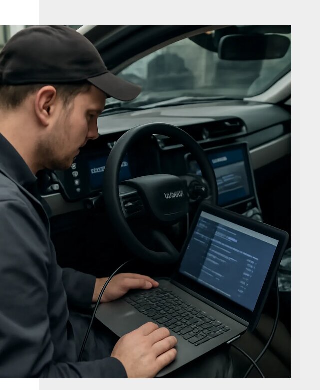 Профессиональная русификация автомобилей Lynk Co в Губахе