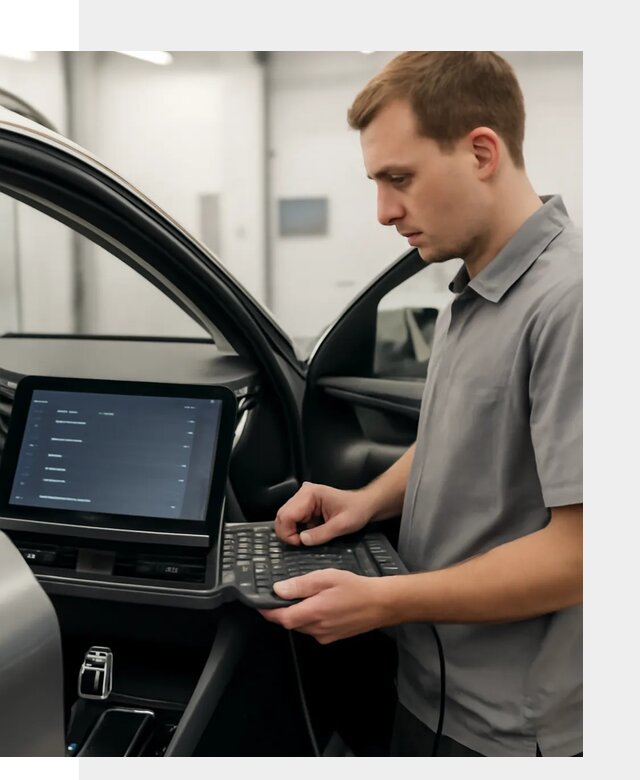 Русификация мультимедиа автомобилей Lynk Co в Губахе