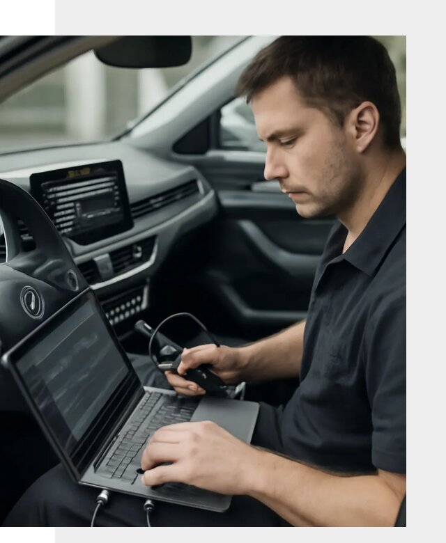 Настройка телематики автомобиля под ключ для авто в Губахе