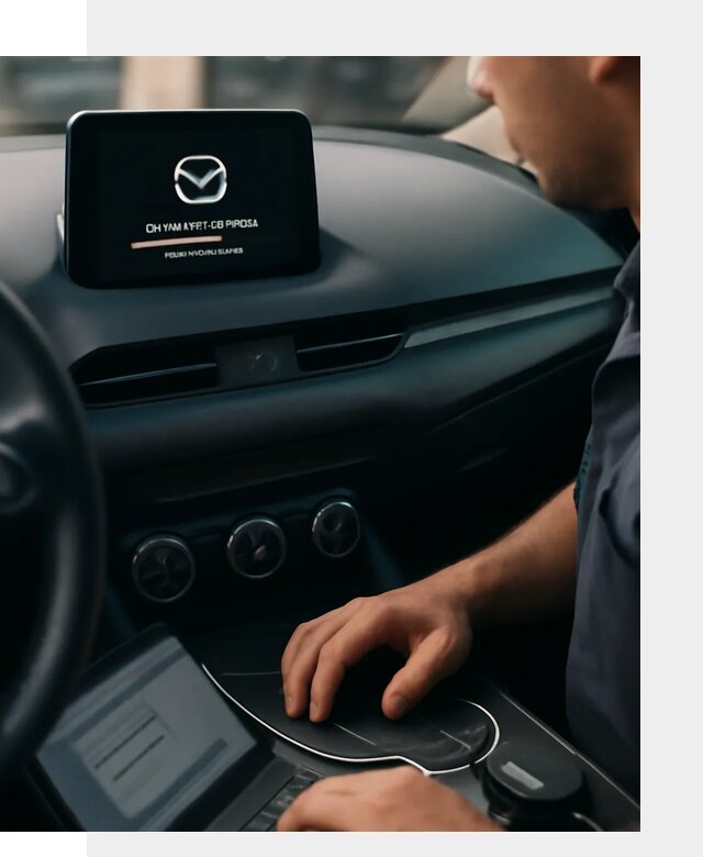 Установка приложений Mazda на мультимедийную систему в Губахе