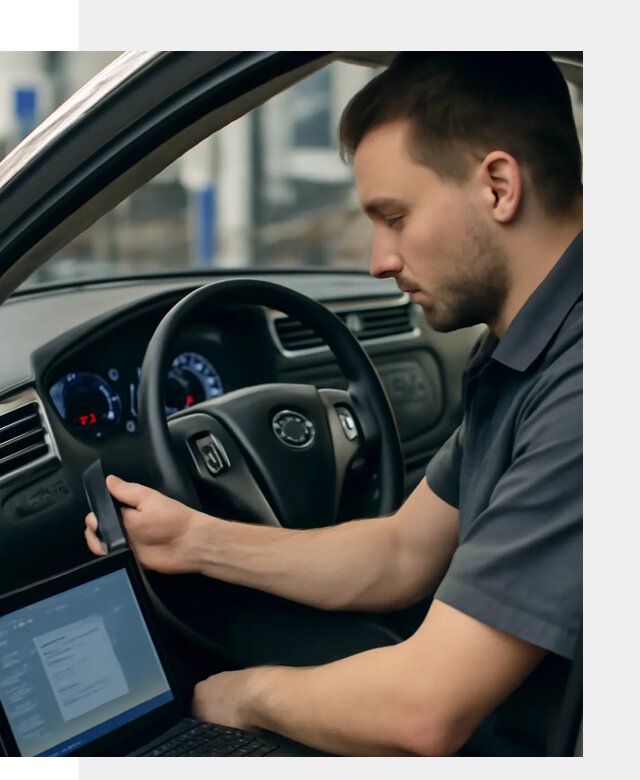 Русификация приборной панели Nissan для авто в Губахе