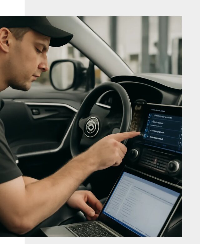 Русификация мультимедиа Toyota для автомобилей в Губахе